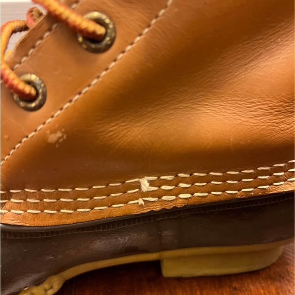 L.L. Bean Brown Duck Boots-women size 7 narrow - Picture 5 of 11